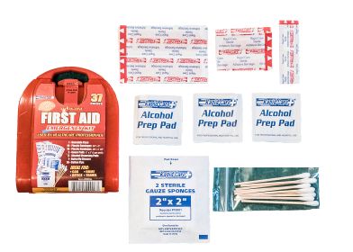 44 Piece Portable First Aid Kit