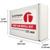 Bulk First Aid Kit Refill, 78 Pieces, ANSI A, 25 Person