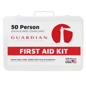 50 Person First Aid Kit - Metal