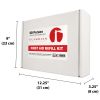 Bulk First Aid Kit Refill, 208 Pieces, ANSI B, 50 Person